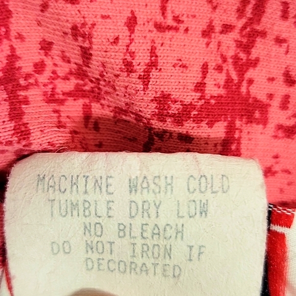 Dee California Blouse/Top Fish Seashells Starfish Button Front Collar Women's L - Picture 11 of 11